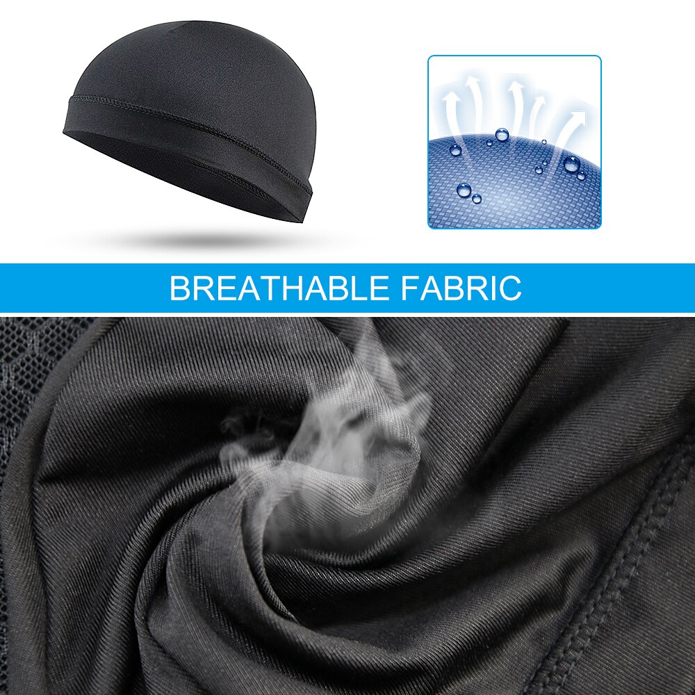 Buitensport heren fiets pet fiets helm voering hardlopen skiën motor muts muts bivakmuts hoofddeksel