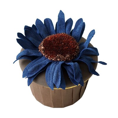 Kunstmatige zonnebloem bloem cake Thuis zachte decoratie veranda Dessert etalage regeling stilleven decoratie: B