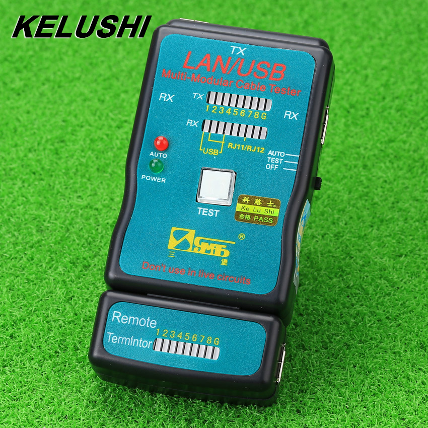 KELUSHI Multifunctionele Meetinstrument Lijn CT-168 usb Ethernet Kabel Telefoonkabel Tester Batterij