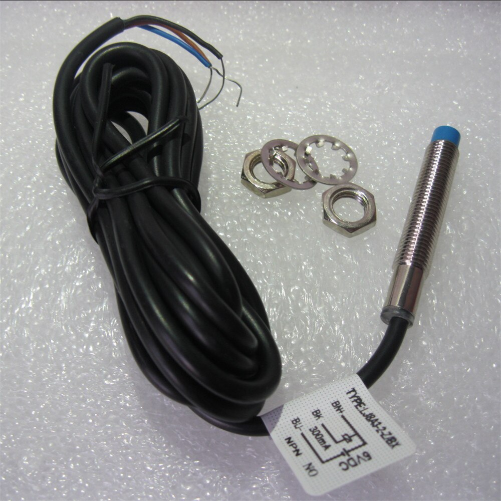 Sensore Magnetico VNIBCJPN Sensore Di Prossimità Induttivo IP65 M8 NPN PNP DC10-30V Connettore A 3 Pin Interruttore Di Prossimità In Metallo Cilindrico Serie LJ8A3(LJ8A3-2 (2mm),NPN No Sensore Npn - Foto 5