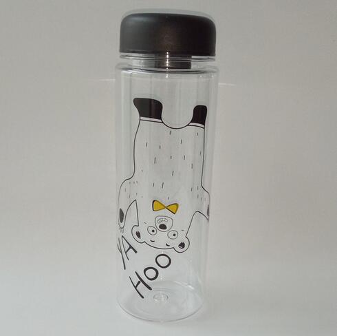 500 ml/350 ml Zomer Sport Fietsen Camping Ruimte Gezondheid Citroensap Melk Waterfles: white big