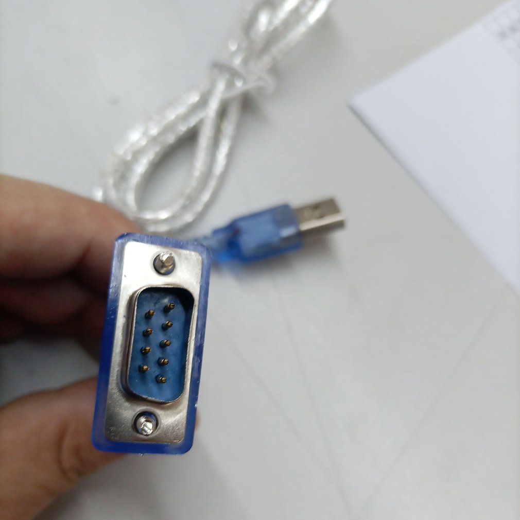 USB 2.0 To RS232 Female Port Serial Line PLC LED CNC Screen Debugging Line Supports Win7 8 Transfer Line