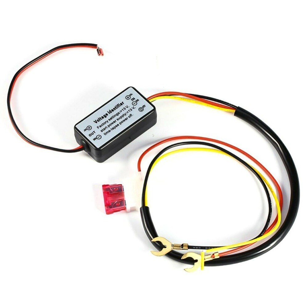 Universal ON/OFF Controller 12-18V 5V Auto DRL Controller Car Headlight Wiring Harness Sockets Module DRL Relay Kits