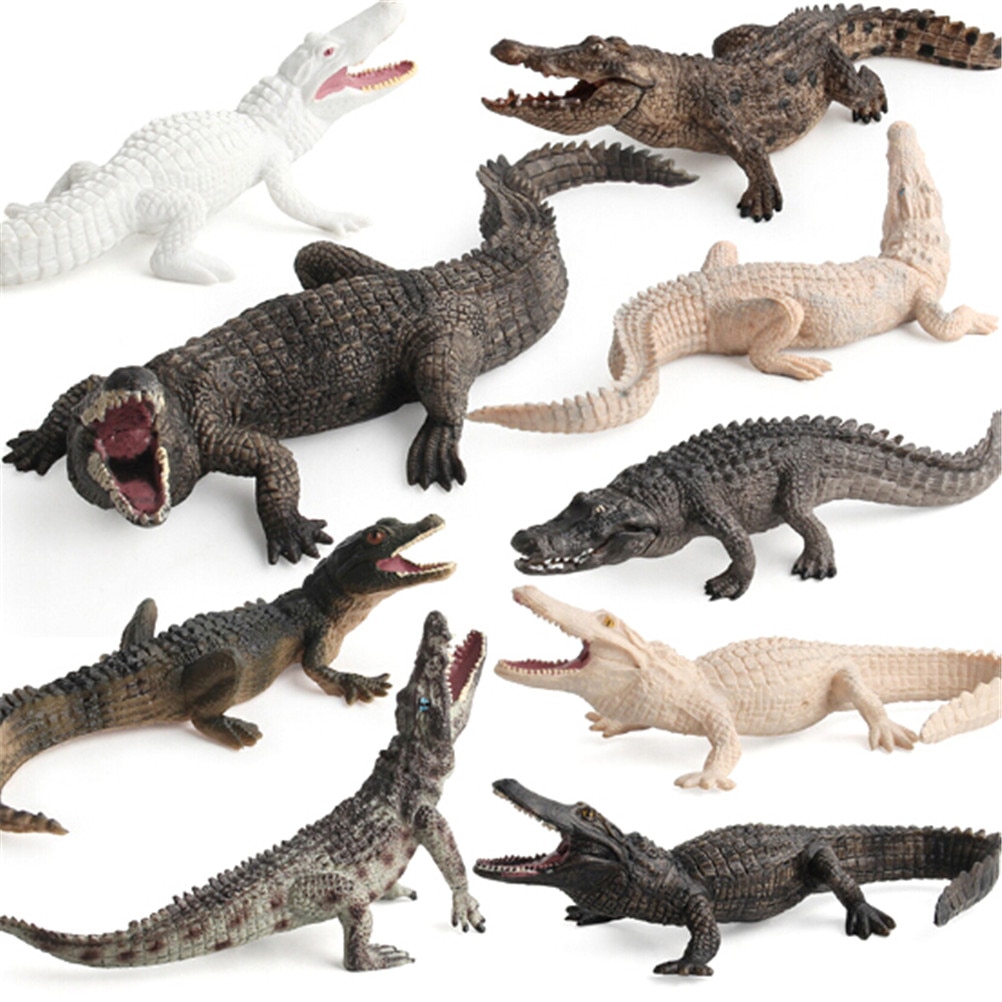 1pcs Halloween Realistische krokodil Rubber Speelgoed Safari Tuin Props Joke Prank Ongeveer en Gag Spelen Grappen Speelgoed