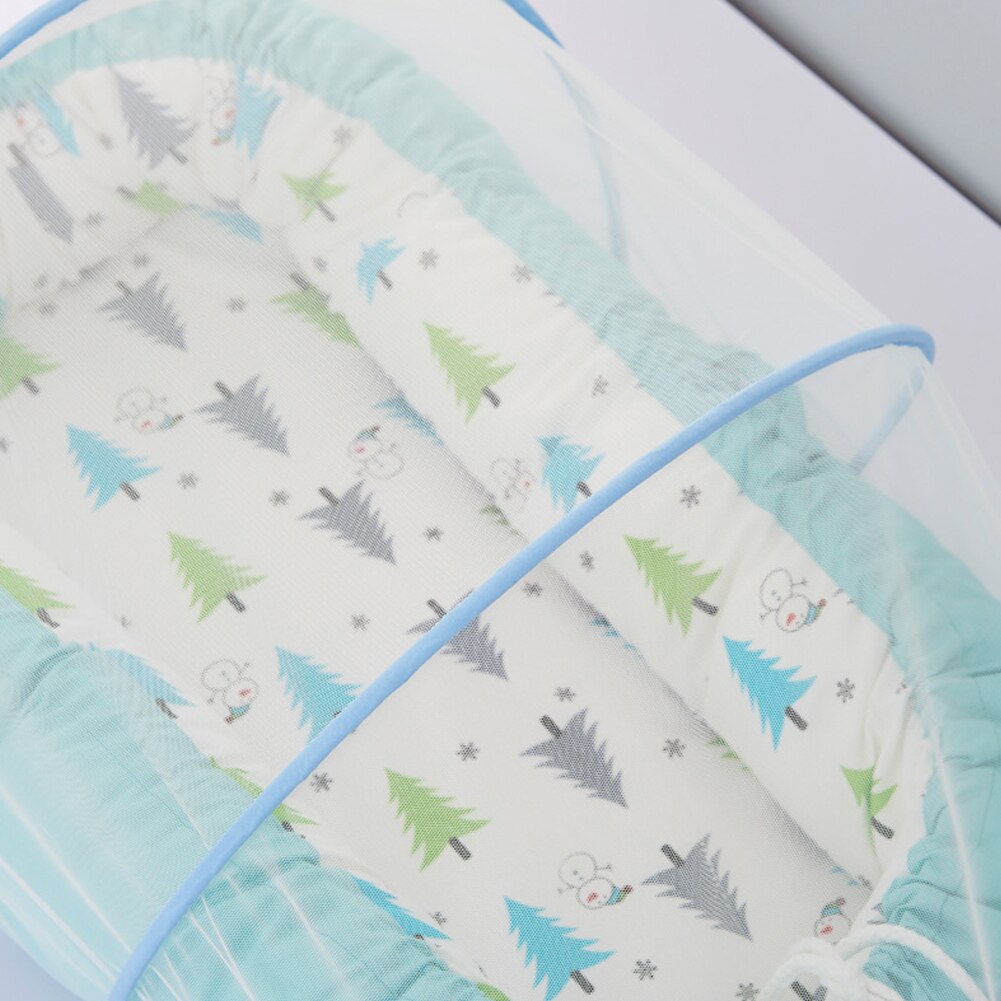 Cama plegable portátil para dormir de 68x48cm, mosquitera fina transpirable para cuna de bebé, decoración multifunción para el hogar y la sala de estar