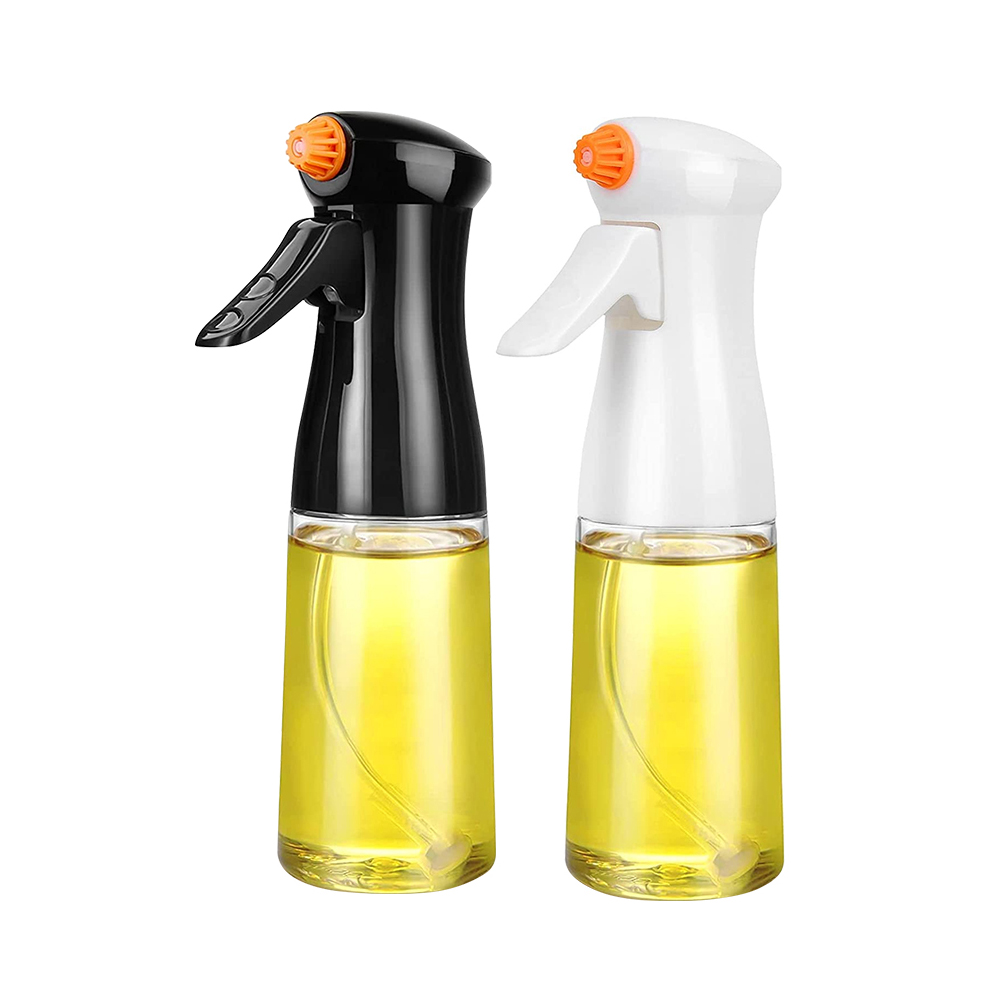 2 stuks oliespuit voor koken, verbeterde olijfolie spuitfles spuitdispenser voor luchtfriteuse, salade, bakken, frituren, barbecuegereedschap: Licht Groen