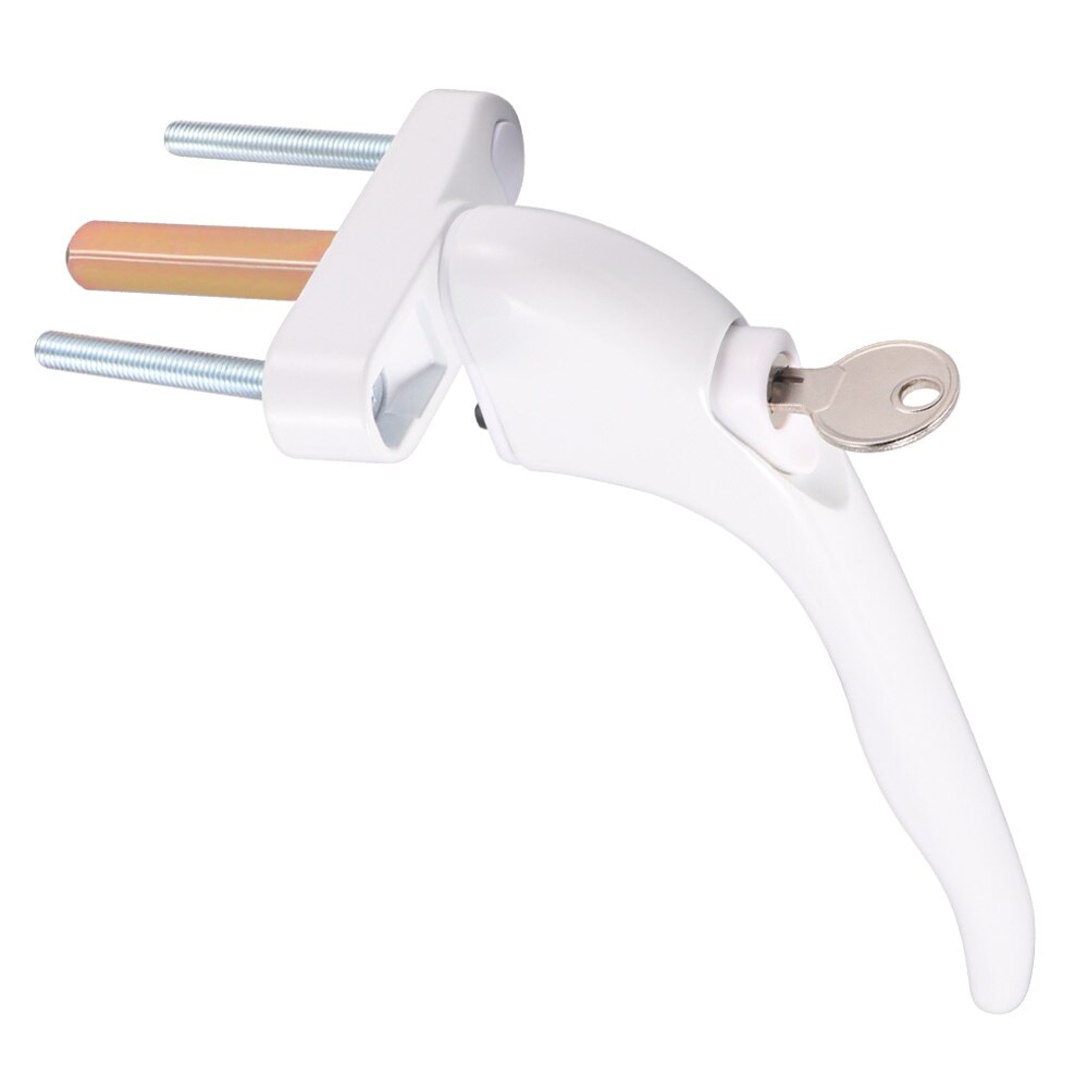 UPVC Window Handle Key Locking For Double Glazing Aluminum Alloy Door Handle Window Handle Latch Locks Door Turning Handle