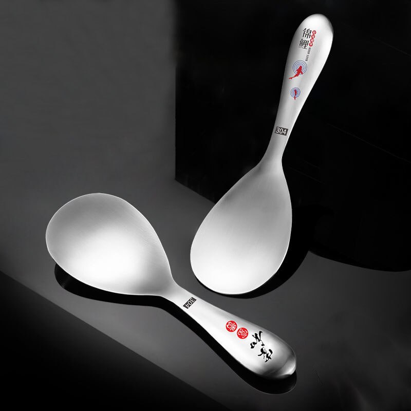 Rijst Opscheplepel Rvs Lange Steel Soep Pap Rijst Scoop Servies Lepel Servies Keuken Gereedschap Rijst Schop