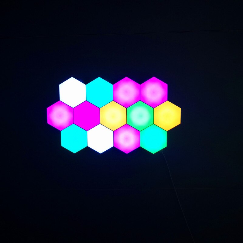 RGB LED Touch light Seven color Festival light night lamp Sensitive Lighting for bedroom living room Wall touch LED light