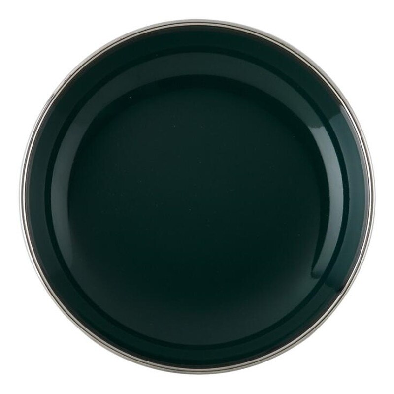 Zilveren rand retro nordic light luxe keramisch servies donkergroen servies serie hotel servies set westerse gerechten 1pc