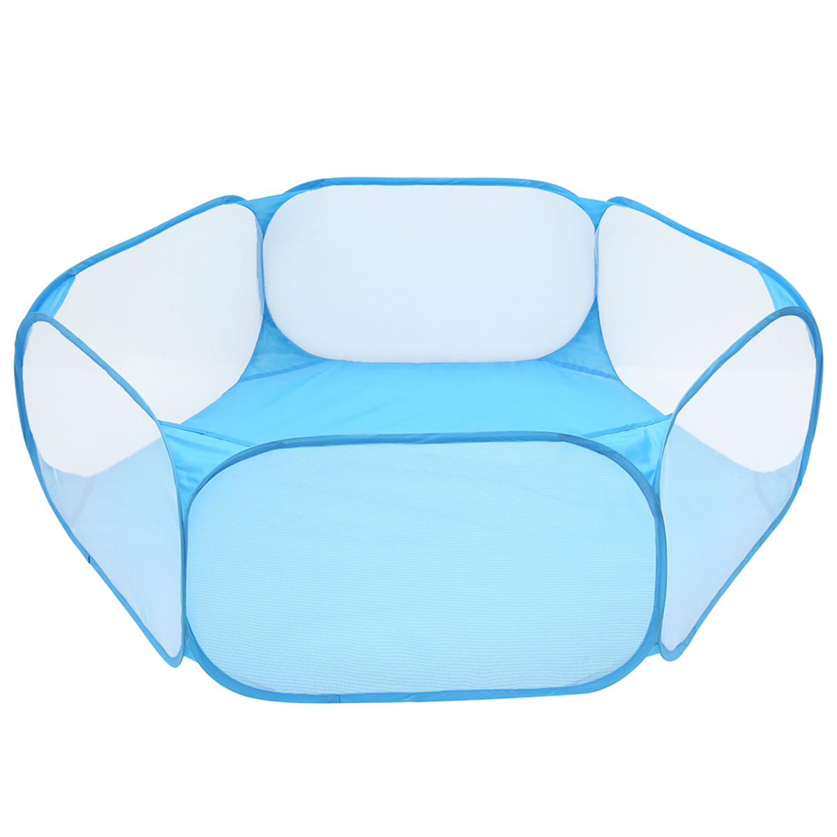 Tenda portatile per gabbia per cani e gatti, recinzione pieghevole per criceto, riccio, piccoli animali, cucciolo di gatto, coniglio, porcellino d'India: Blu