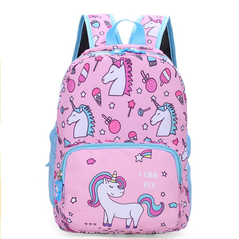 Kawaii Unicorn Backpack Children Cute Backpack Unicorn School Bags Mochilas Unicornio Kndergarten 2-6years old Bagpack: Photo color  10