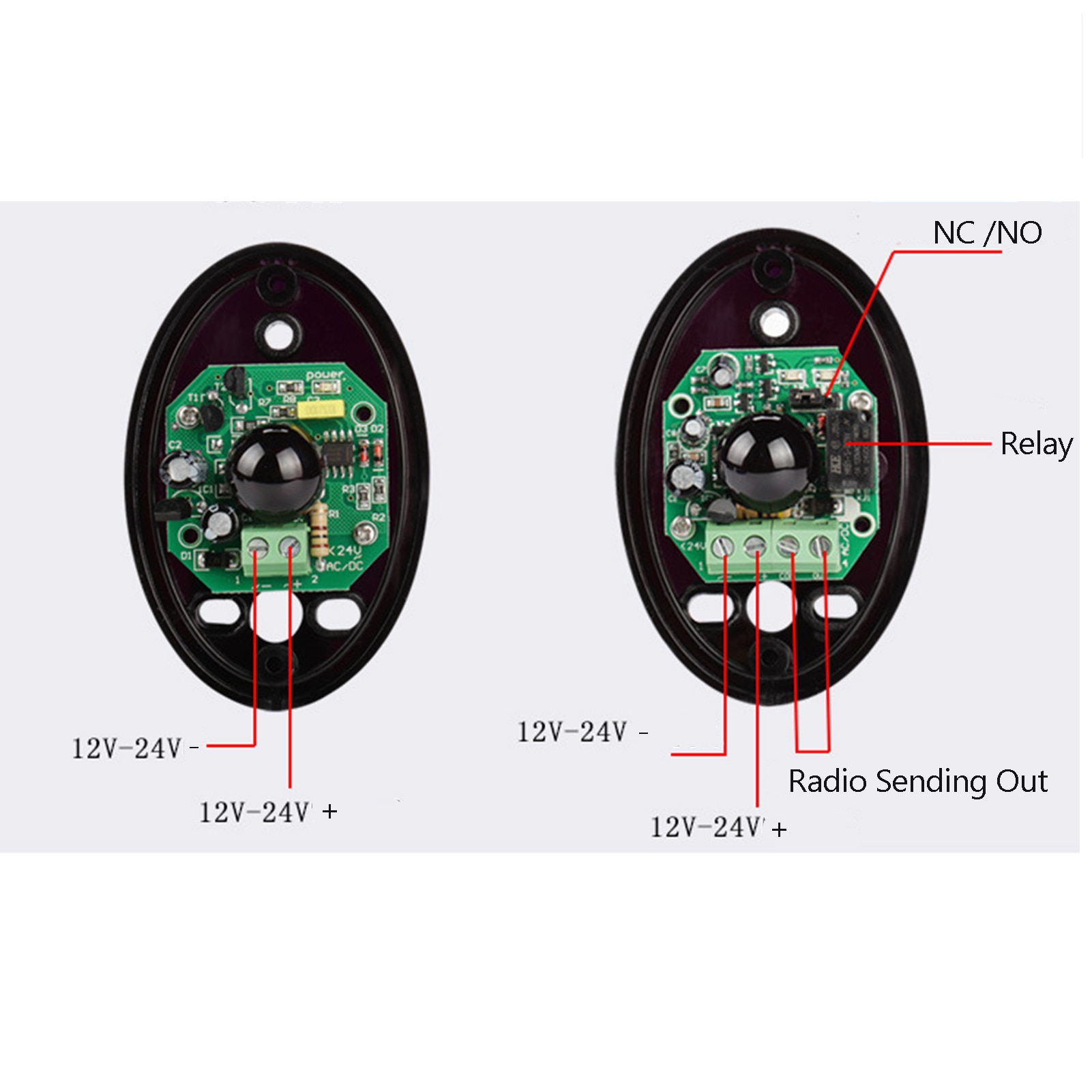 Infrarood Sensor Detector Beam DC12-24V Automatische Poort Deur Garage Sluiter Barrière Detector Voor Deur Window Alarmsysteem