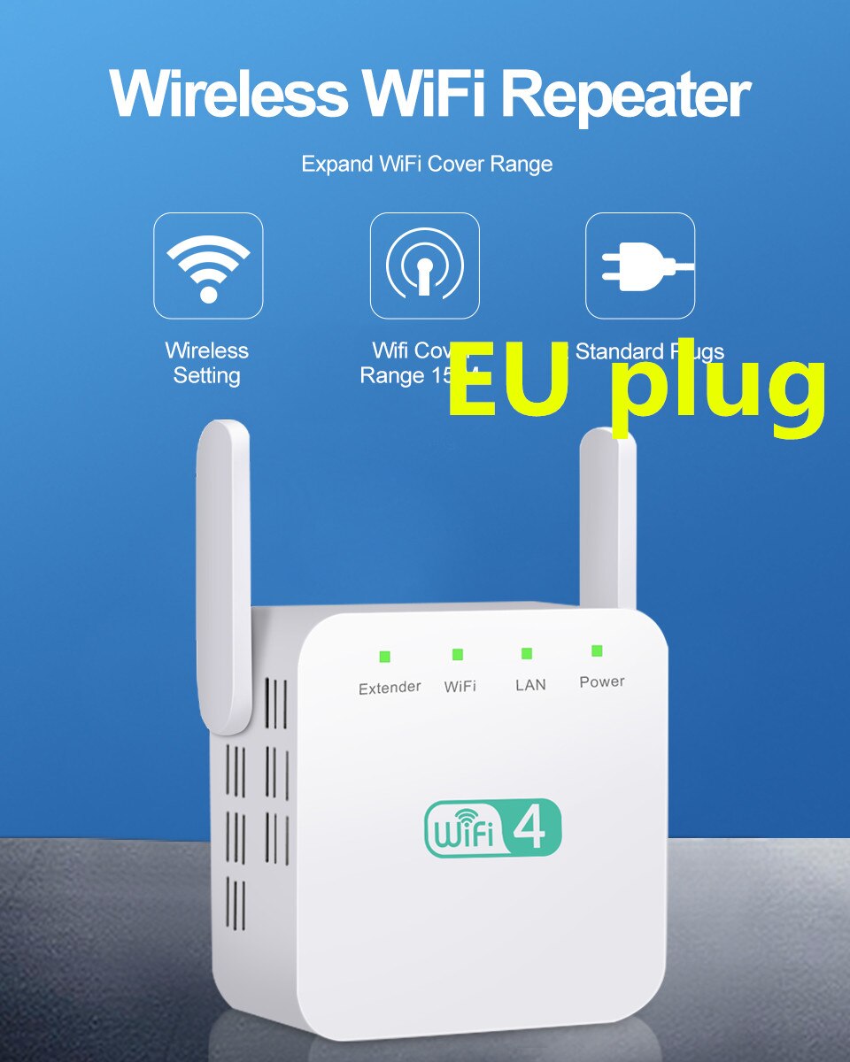 Draadloze Wifi Repeater Wi-fi Booster 2.4G/5Ghz Wifi Versterker 300/1200 M Signaal Wifi Lange Range Extender 802.11ac Access Point: 2.4G 300M white EU
