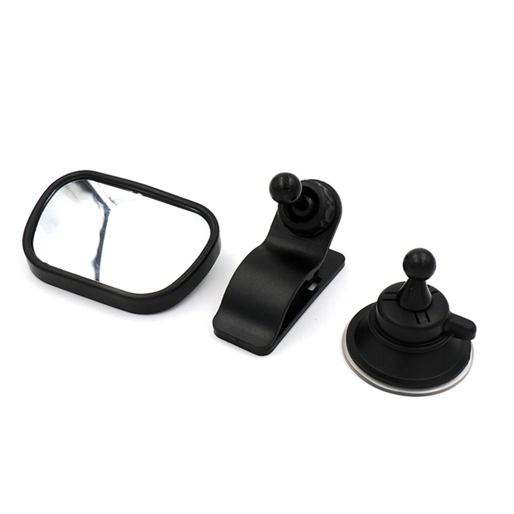 Espejo retrovisor para coche de bebé, ventosa de seguridad a prueba de golpes para asiento trasero, parabrisas o Clip para coche