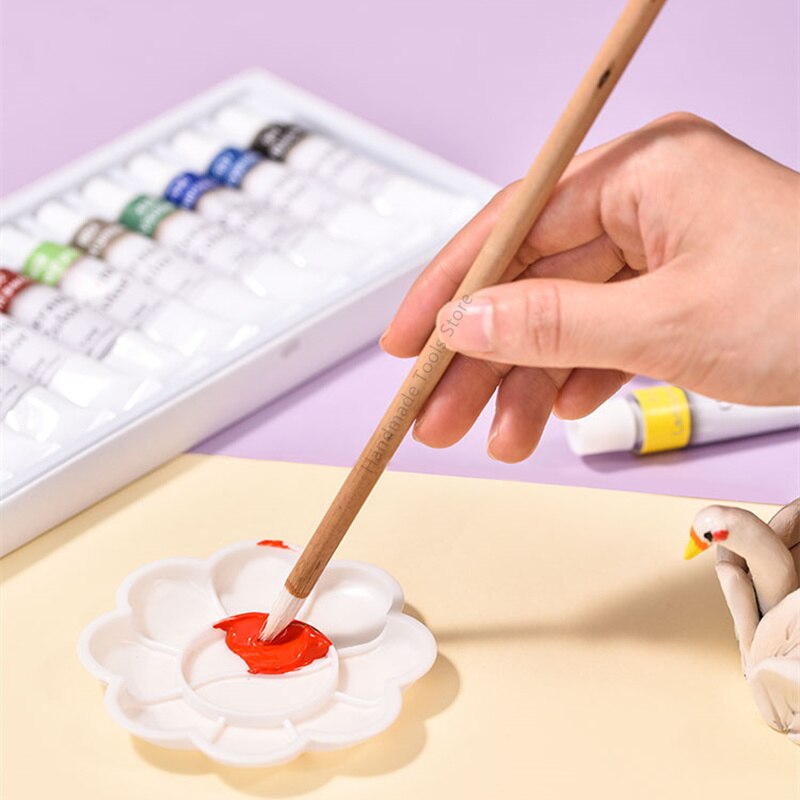 12 Colors Pottery No-bake Pigment Overglaze Ceramic Painted Painting Pigment Not Fade DIY Clay Hand-painted Sculpture Coloring