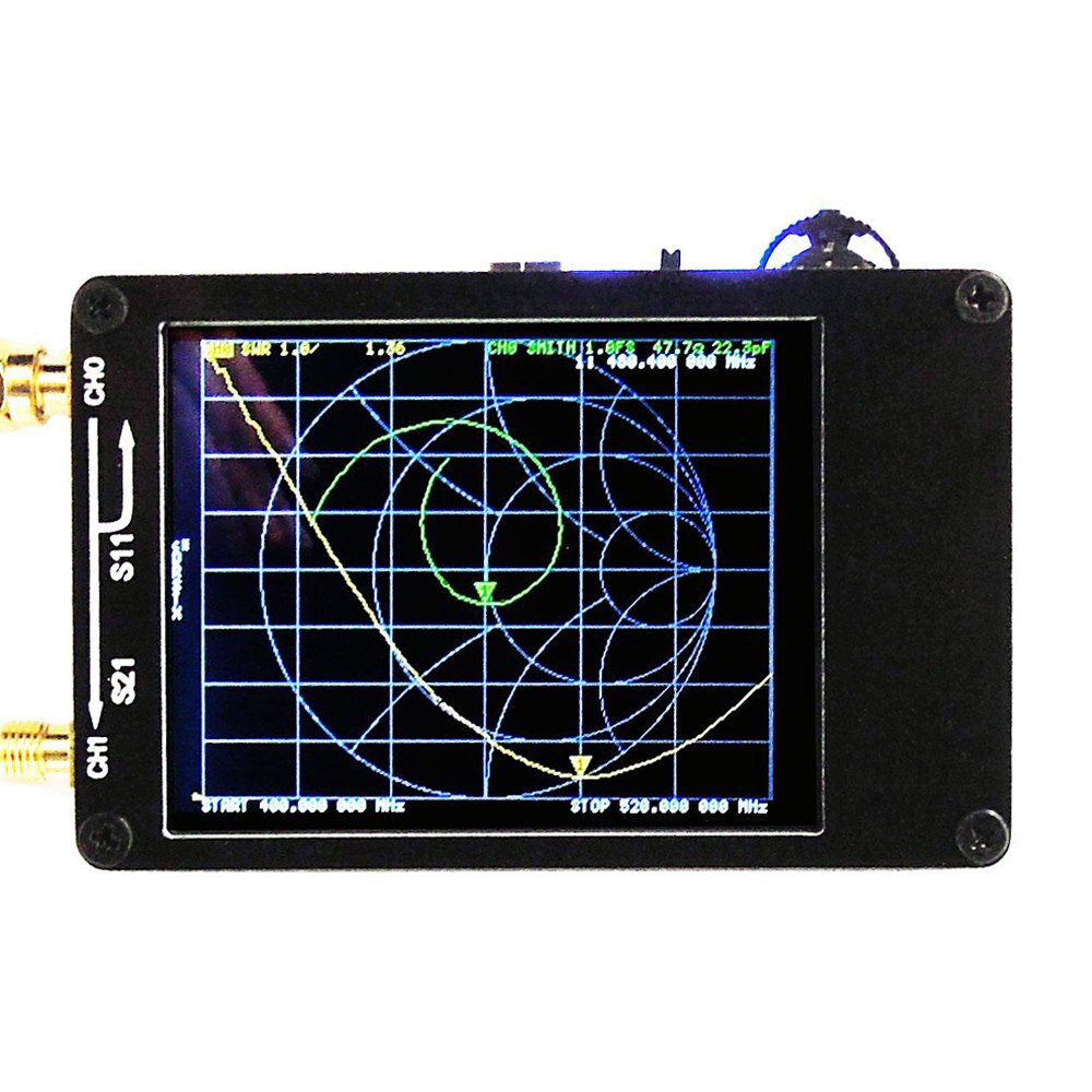 Vector Network Analyzer Nano VNA Vector Network Analyzer 50KHz-900MHz Digital Touching MF HF VHF UHF Antenna Analyzer Standing 6