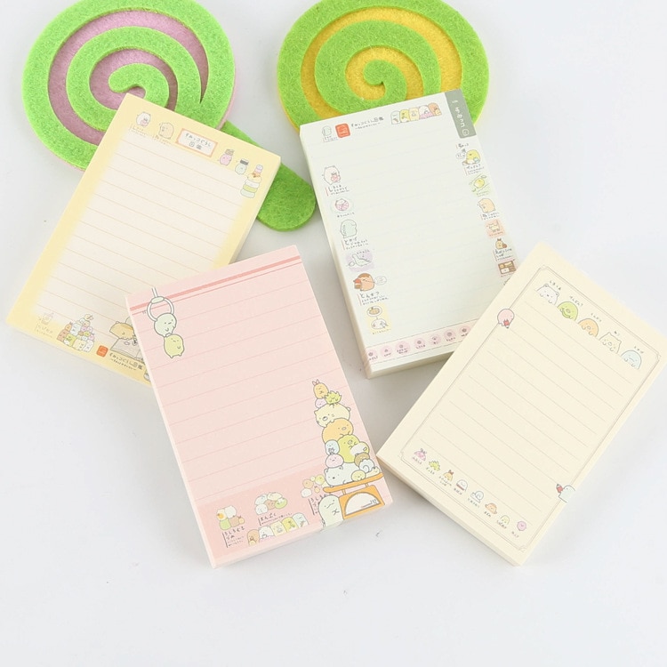 48% Japan Classroom notebook soft copying homework book Tearable note paper diy toy WJ01