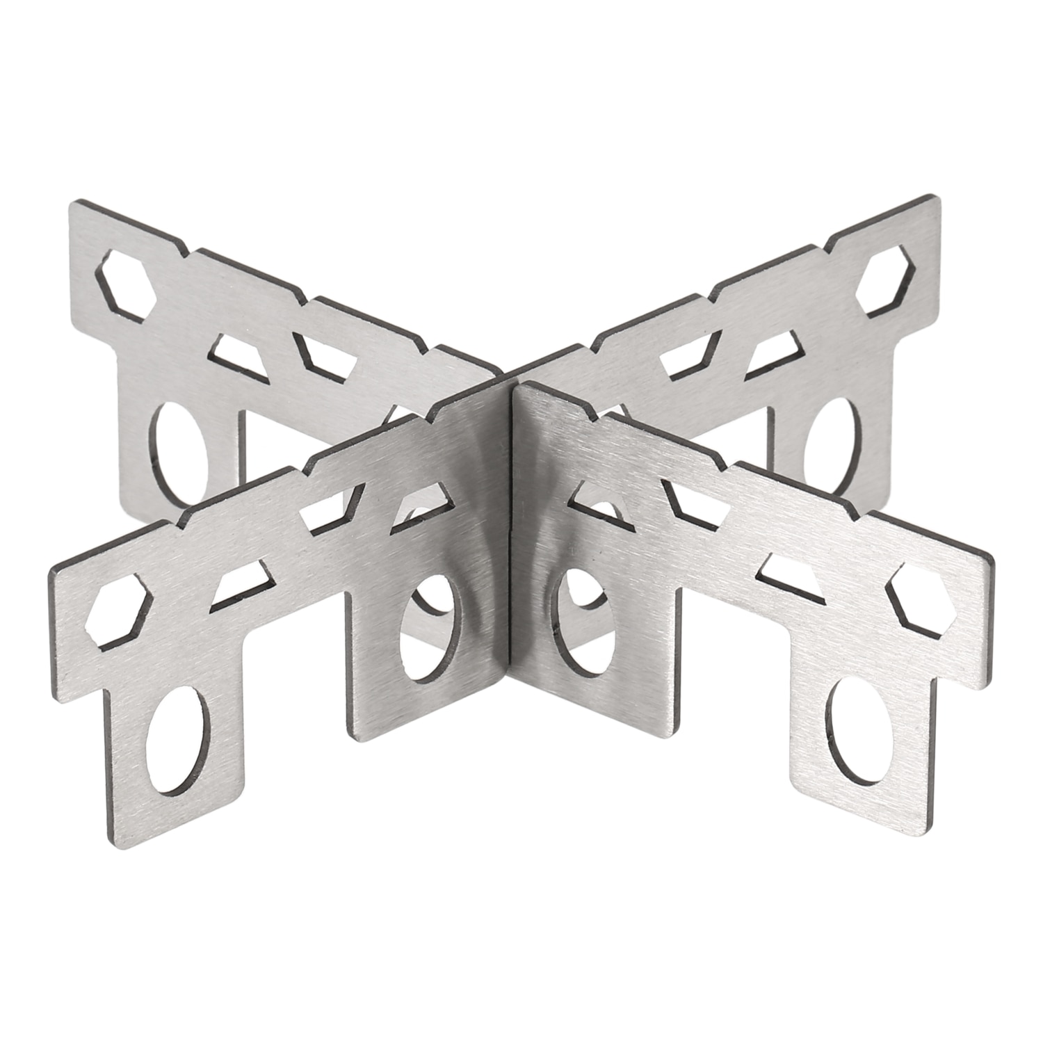 Portable Mini Titanium Alcohol Stove Titanium Cross Stand Stove Rack Super Light Outdoor Camping Hiking Picnic Cooking Stove