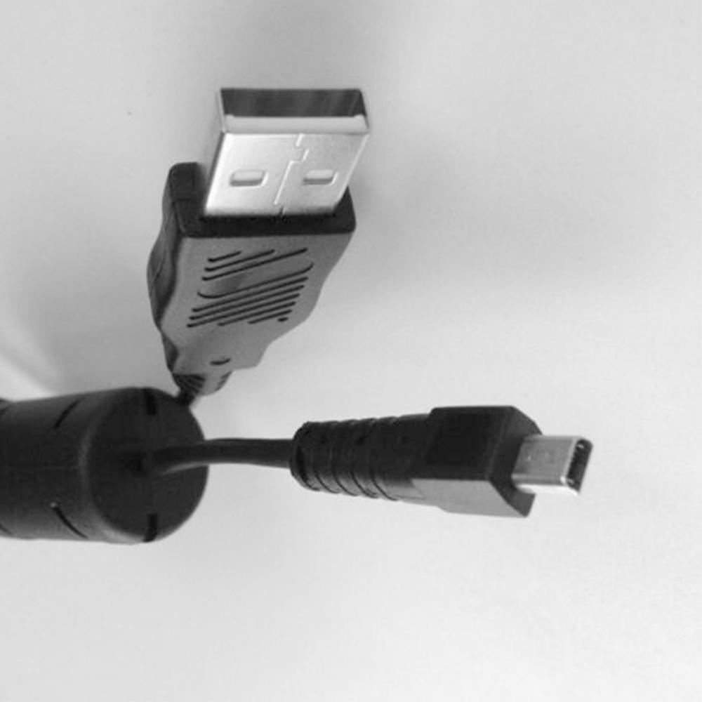Black 1.5M 8 Pin UC-E6 Camera USB Data Cable Cord For Olympus Pentaxist FinePix For Sony Nikon Coolpix