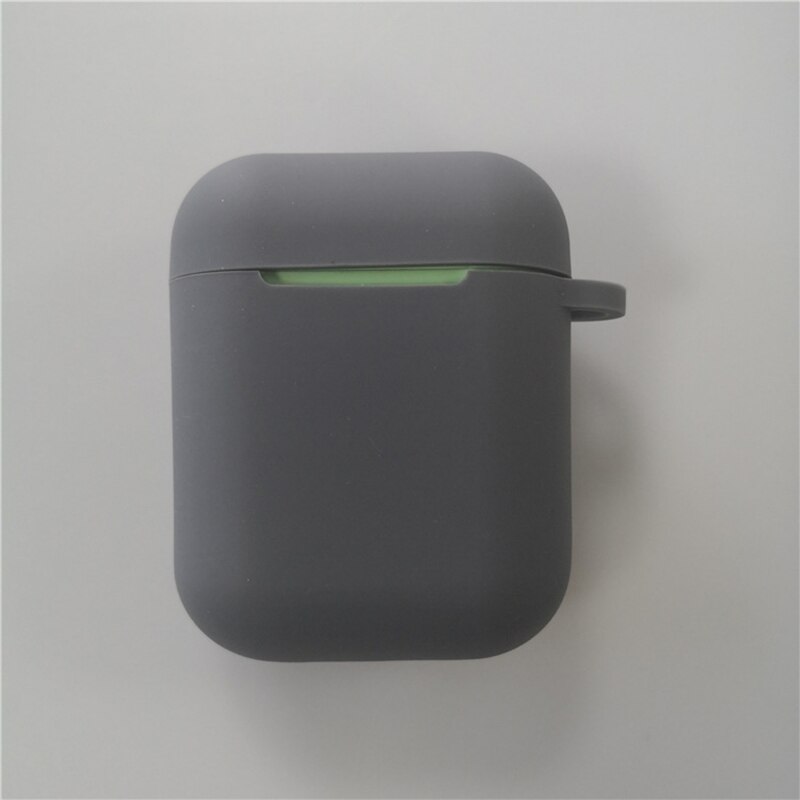 Para apple i9s/i10/i11/i12 sem fio bluetooth fone de ouvido macio silicone capa protetora caso caixa de armazenamento escudo i12 fone de ouvido casos: gray