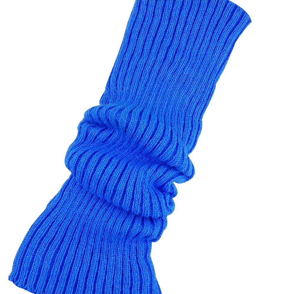 100% nueva y alta botas de esposas más de punto medias mantener el calentamiento pierna calentadores de rodilla alta de invierno de punto de arranque