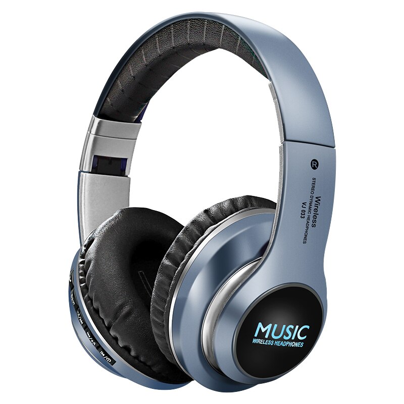 Headset With Mic Support TF Card HIFI Stereo Foldable Earphones 5.0 Bluetooth Headset Portable Wireless Headphones For Cellphone