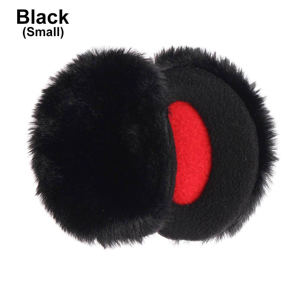 Vinter tjockt öronskydd fluffigt fleece bandlösa öronkåpor öronskydd vindtätt öronskydd för män kvinnor: Orange