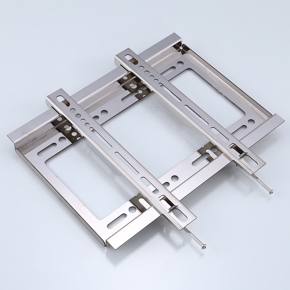 Universal TV Wall Mount Flat Screen Stand Fixed Slim Strong Stable TV Bracket Stainless Steel Bracket for TV 17''-32''