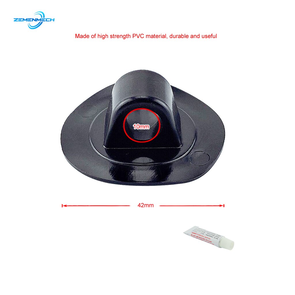 PVC Seil Halterung mit Kleber Clip Haken Seil Schnalle Rudern Boote ziehen Sicher Haken Schlauchboot Kajak Beiboot Zubehör