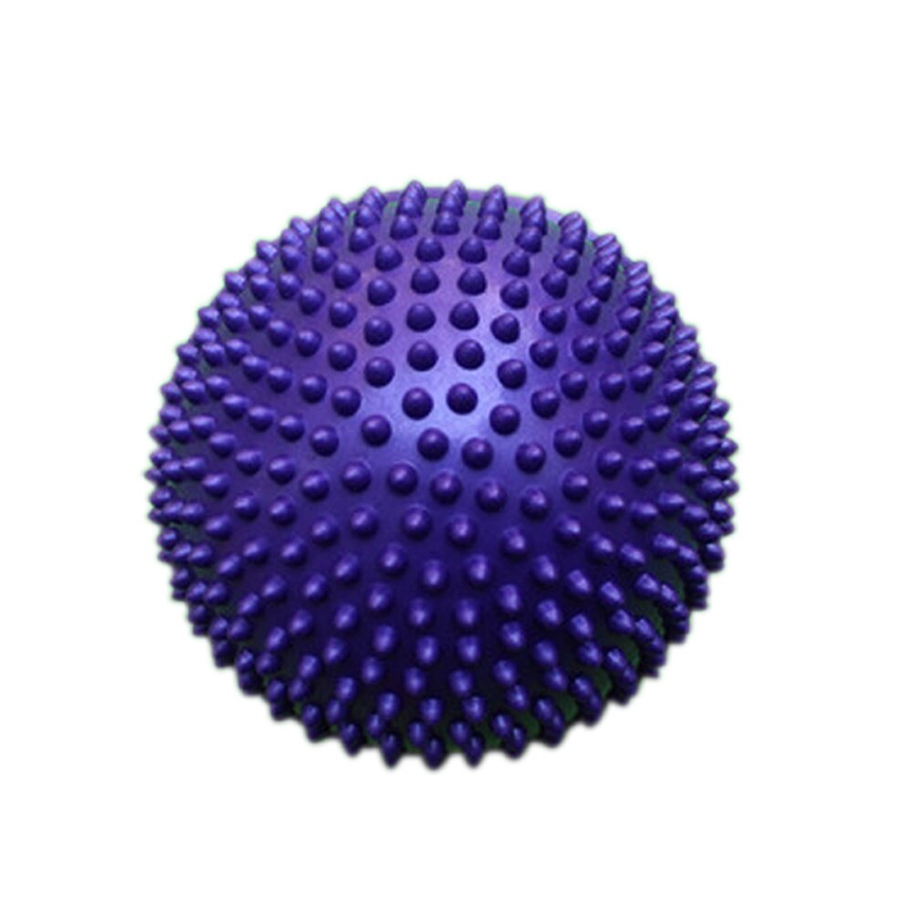 Uppblåsbara halvsfär yoga bollar pvc massage fitball övningar tränare balanseringsboll för gym pilates sport fitness sek 88: Lila