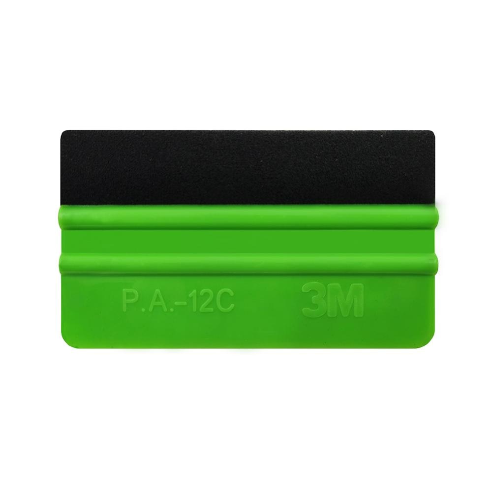 6 stk grøn 5 "filtskraber klistermærke-tilbehør wrap-film-card gummiskraber bil vindue-farvetone  a75f