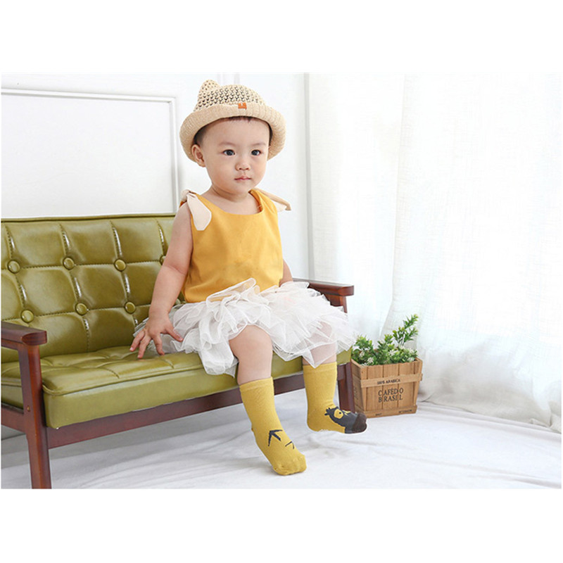 5 Pairs/Set Cartoon Baby floor Socks For Baby Girl Baby Boy Infant Child Socks Non-slip spring asymmetric children socks 0-2 Y