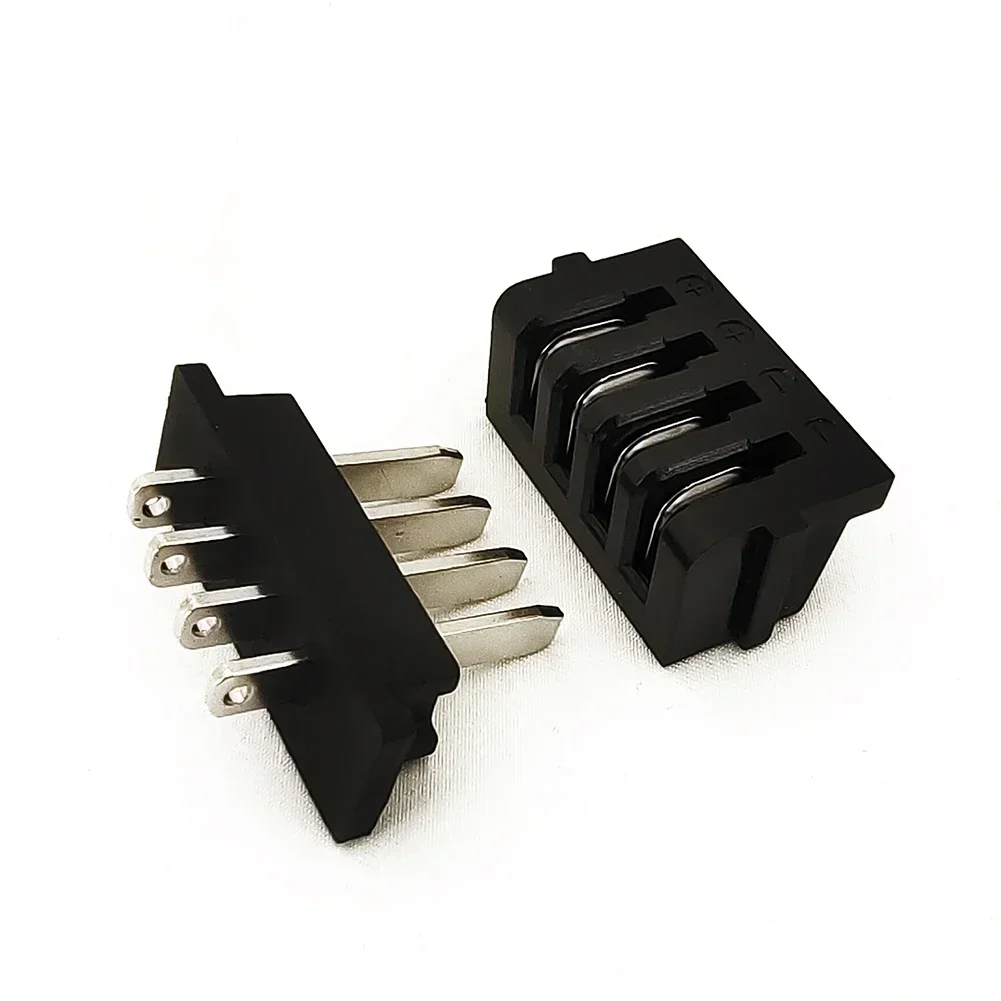 E-bike Batterij Ontlading Connector 4/5Pins ForHailong Batterij Stekker Vervanging Elektrische Fiets Accessoires onderdelen: Light Grey