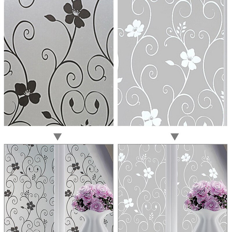 blumen gardine Moderne bestickte GERSTER 11666 weiße Combinessa Serie Gavello -