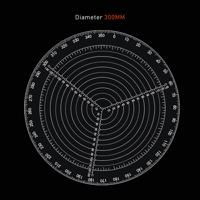 Center Finder Tool Woodworking Compass for Woodturners Bowls Lathe Work Clear Acrylic Drawing Circles Diameter