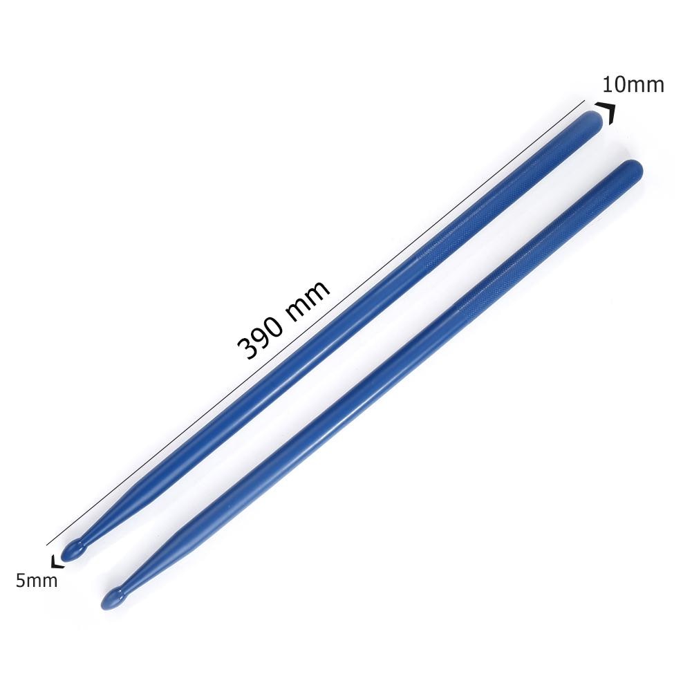 1 Pair Nylon Drum Sticks Percussion Applicable Musical Instrument Music Band Accessories for Children Drummer Learning: Blue