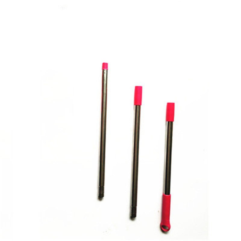 Adjustable Rubber Pet Hair Removal Broom Brush Dust Scraper Carpet Sweeper Wash Mop Telescopic Wipe Window Car Floor Cleaner: Red Rod