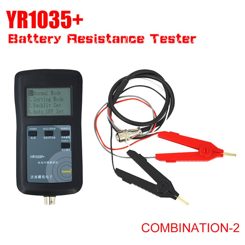 Neue Original Vier-linie YR1035 Lithium-Batterie Interne Widerstand Meter Tester YR 1035 Detektor 18650 Trockenen Batterie Kombination 2