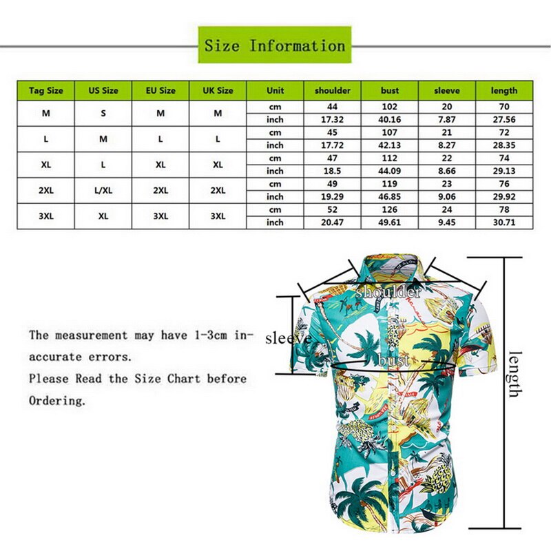 Jodimitty skjorter med print til mænd afslappet kortærmet hawaiiansk skjorte med knapper nedad, strand slim fit festskjorter toppe