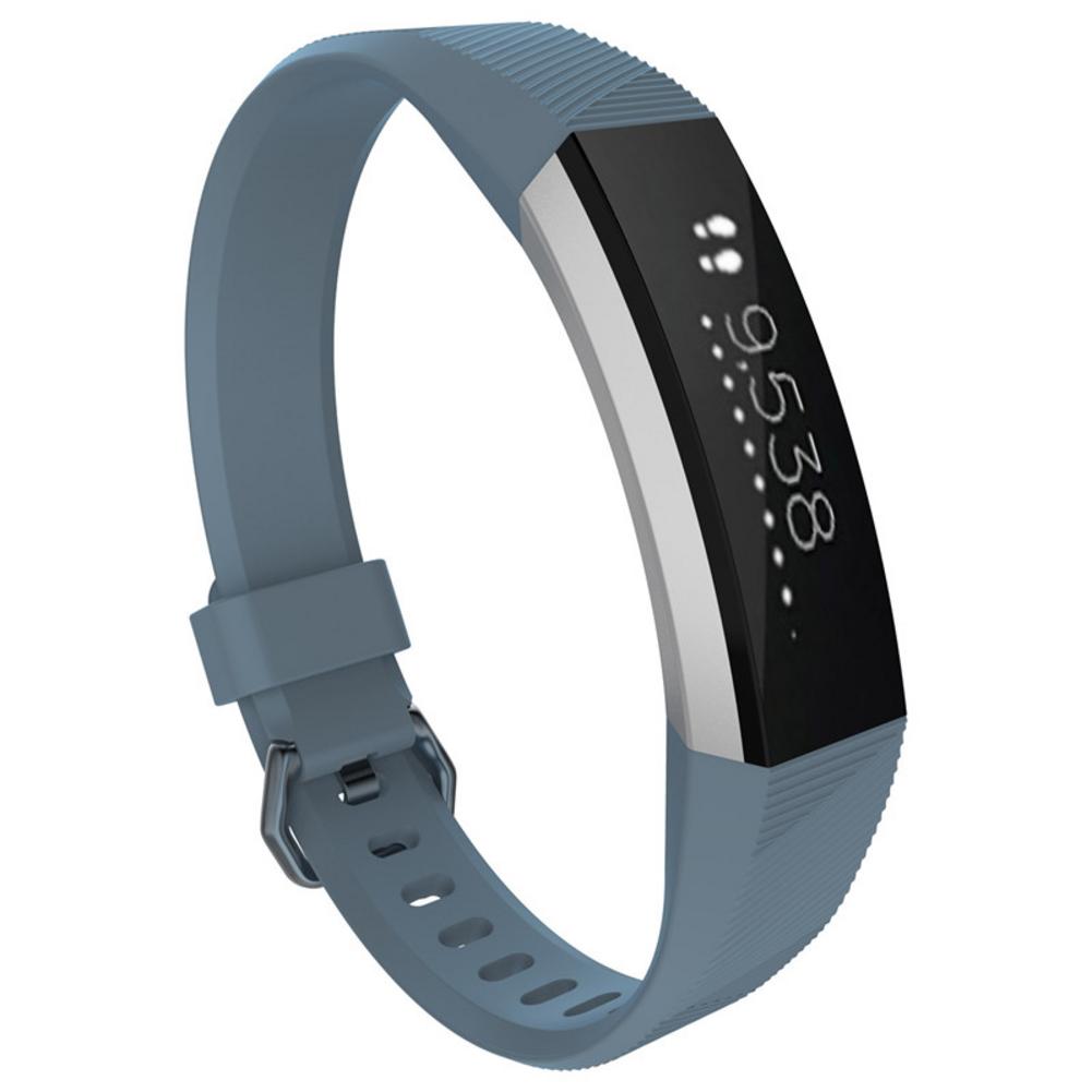 Silicone Watch Band For Fitbit Alta HR Watch Replacement Wristband Strap Classic Watchband Accessories: Cyan Blue