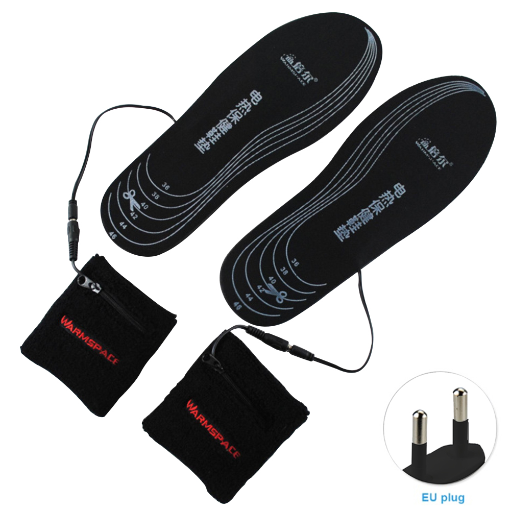 1 paar Elektrische Verwarming Binnenzool Zachte Winter Schoenen Warme Insert Wandelen Wandelen Comfortabele Beschermende USB Oplaadbare Outdoor