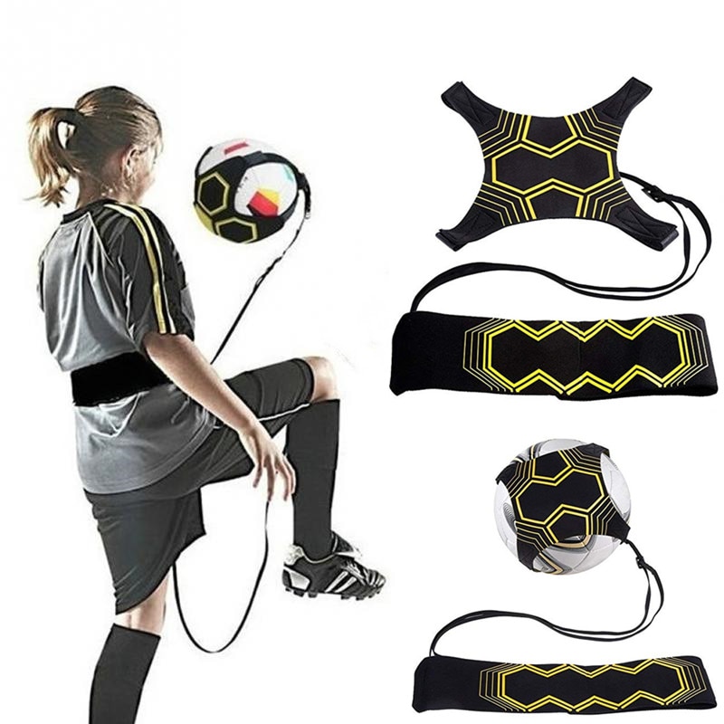 Kids Football Trainer Soccer Practice Belt Training Equipment Kick Adjustable Children Fitness Belt Birthday Football