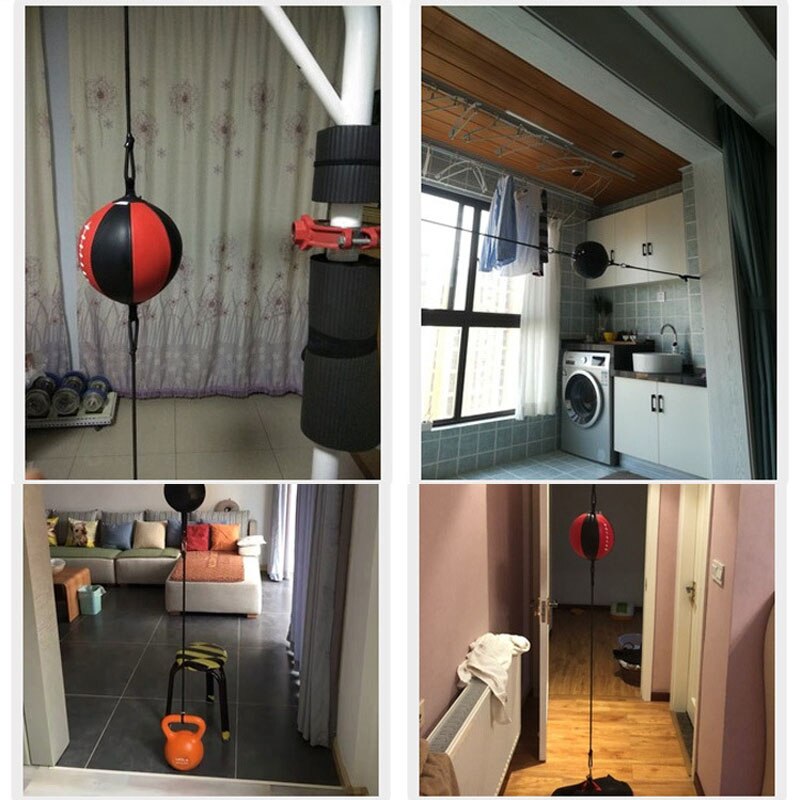 Kick Boxing Speed Ball PU Punching Ball Double End MMA Muay Thai Boxe Bag Fitness Training Home GYM Exercise Equipment