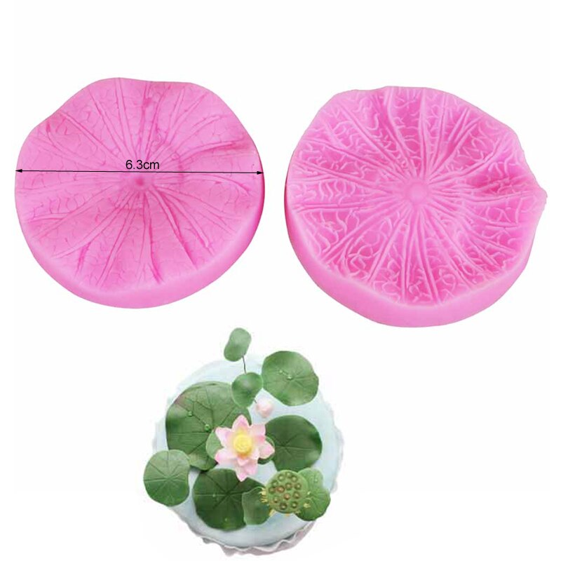 Neue Lotus Blatt Veiner Silikon bilden Blume Kuchen Dekorieren Werkzeuge Zucker Gumpaste Schokolade, Tonne Formen M758