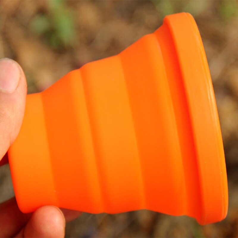 Camping silikon vikmugg bärbar utomhus camping porslin kopp flaska eld lönn fmp -319 200ml 44g