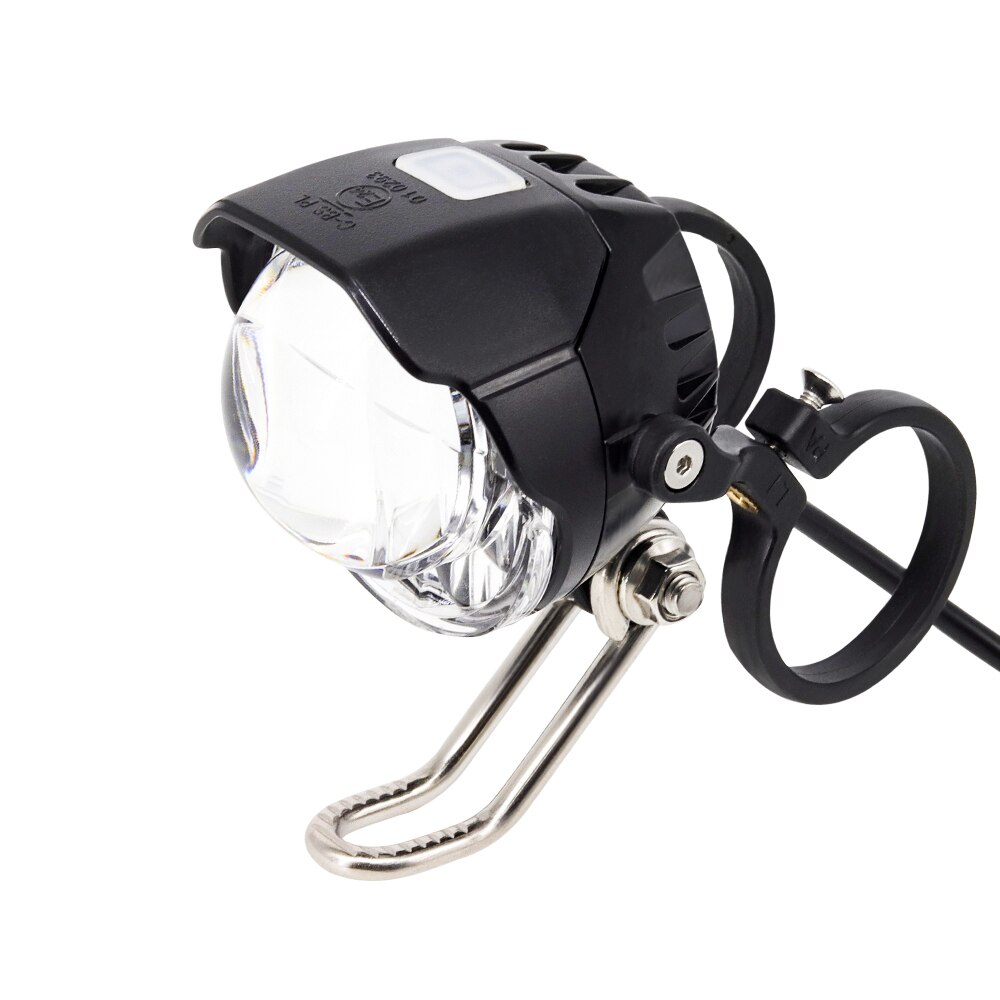 Ebike Licht 24V 36V Leistungsstarke 5W 500 Lumen Elektrische Fahrrad Vorderseite Lampe Können Installieren Ich bin Lenker oder gabel mit Geschmack, um an/aus