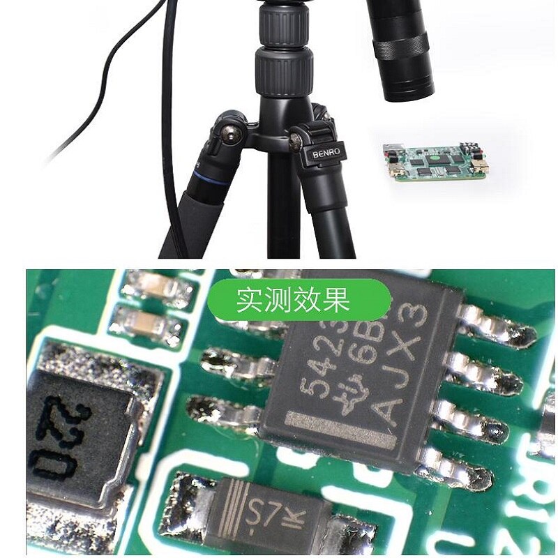 Industry Microscope Camera Magnification 100X Zoom C Mount Lens For HDMI VGA USB Industry Video Microscope Camera