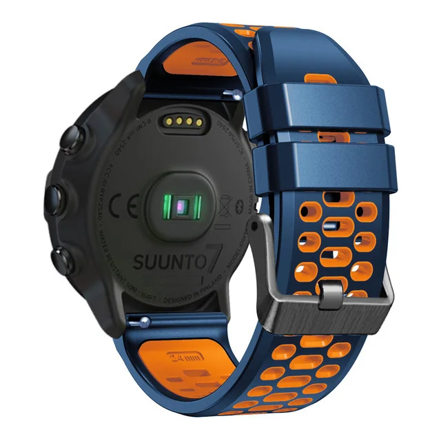 Älykellon ranneke ticwatch pro 5: lle, korvaava kellon ranneke, silikoniranneke, joka on yhteensopiva ticwatch pro 5:n kanssa: Hiilen musta