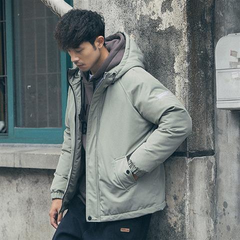 men's Japanese men's cotton jacket casual loose down cotton thick trend edgy bread clothing cotton wool